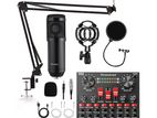 V8s Live Sound Card BM800 Condenser Microphone Mic Full Set