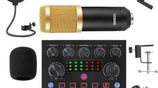 V8S Sound Card With Bm800 Mic