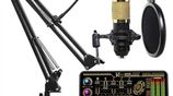 V8S Sound Card With Bm800 Mic