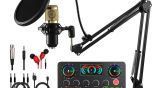 V8S Sound Card With Bm800 Mic