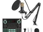 V9 Sound Card With Bm800 Mic