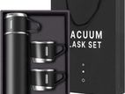 Vacuum Flask Gift Box Set With 3 Portable Mugs