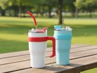 Vacuum Insulated Bottle with Straw