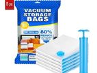 Vacuum Storage 5 Bags & Hand Pump