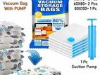 Vacuum Storage 5 Bags with Hand Pump - Luggage Organizer Pack