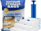 Vacuum Storage - 5pcs Bags & Pump Luggage Organizer Packs