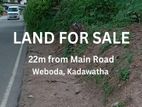 Valuable Land for Sale in Waboda, Kadawatha.