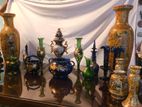 Vases and candle stands
