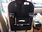 Vehicle Seat Back Organizer Storage - Black