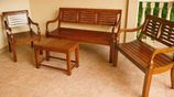 Veranda chair set with coffee table. New 3.2.1