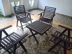 Veranda Chairs (4) with The Stool