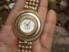 Versace Rose Gold Diamond Watch