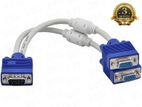 VGA Monitor Y-Splitter Cable