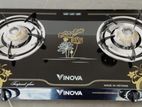 VINOVA DOUBLE BURNER GLASS TOP GAS COOKER (MADE IN VIETNAM) - VI2402-CA
