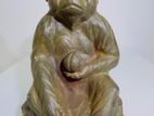 Vintage 20th century japanese cast iron monkey