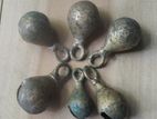 Vintage Brass Goat Bell Set