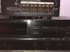 Vintage Denon Amplifier with interM mixer