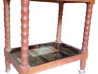 Vintage Double Shelf Side Table / TV Stand