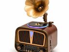Vintage Gramophone Solar Speaker