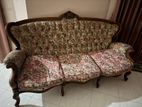 3-Seater Settee with Solid Wood Frame
