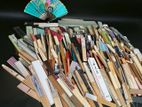 Vintage Japanese Hand Fans Folding Fan Collection