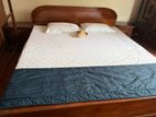 Vintage King size Mahogany bed and cupboards