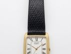 Vintage Orient Quartz Tank Gold Plated Watch