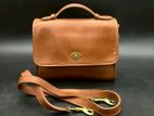 Vintage Style Coach Leather Handbag