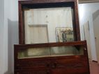 Vintage Teak Wood Dressing Table with Mirror