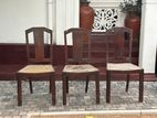 Vintage Timber Cane Chairs -3