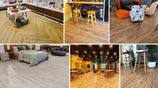 Vinyl Flooring (LVT PVC floor, Laminating flooring)