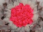 Handmade Ribbon Flower Bouquet