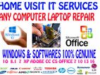 VISIT Computer Repair Laptop service Software Windows Install Ms Office