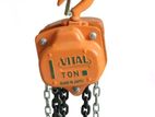 Vital Manual Heay Duty Chain Block Hoist 1 Ton