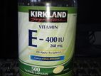 Vitamin E Capsules Kirkland E-400 Iu 268mg