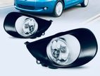 Vitz Fog Lamp Set Halogen 55watt glass lens model complete