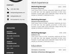වෘත්තීමය Resume / CV සකස් කිරීම