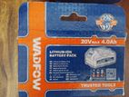 WADFOW 20V MAX 4.0Ah Lithium-Ion Battery Pack Herman HT 0602