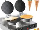 WAFFLE CONE MAKER DOUBLE HEAD