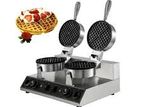 WAFFLE MAKER DOUBLE HEAD