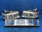 Suzuki Wagon R Head Lights Tail and Grill Set