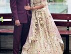 Walima Lehenga Dress Multi Coloured Outfit