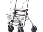 Walker (Germany) + FREE Walking Stick B&B SENIO Premium Rollator