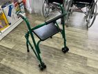 Walker with seat
