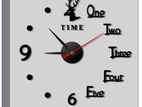 Wall Clock Sticker 40 Cm