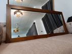 Wall Mirror Frames Teak Wooden
