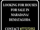WANTED HOUSES FOR RENT IN COLOMBO 10