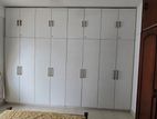 Wardrobe 8 Doors White Cupboard Wall Mounted