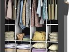 Wardrobe Cloth Cupboard - 4-Colunm Space reducing strorage