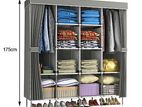 Wardrobe Clothes 4 Column Cabinet- Storage Cupboard